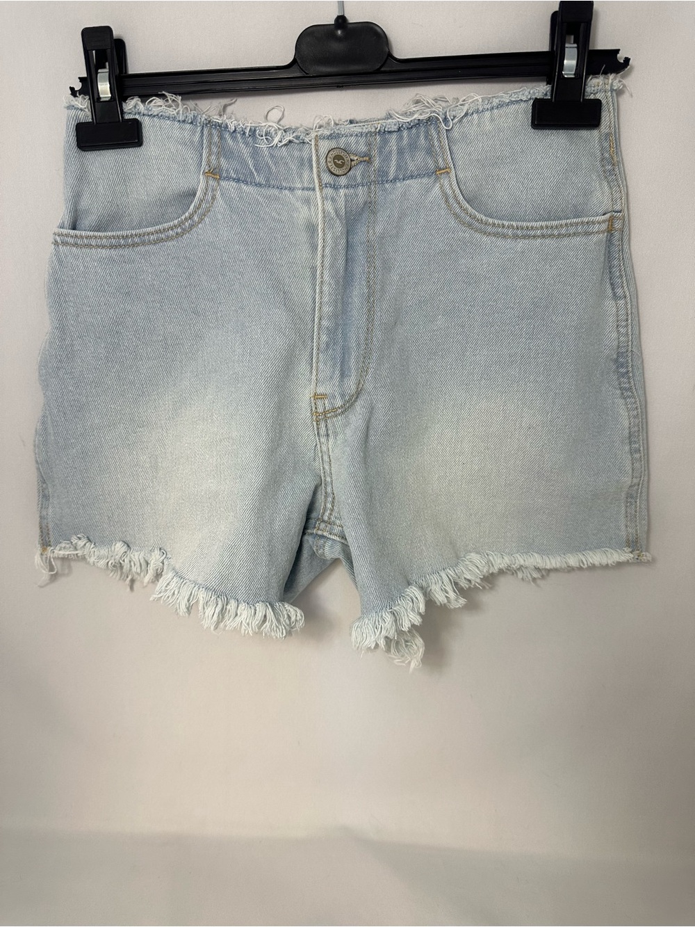 Hollister High - Rise Vintage 4” Denim Jean Shorts Vintage Stretch Sz 0 Sz 24